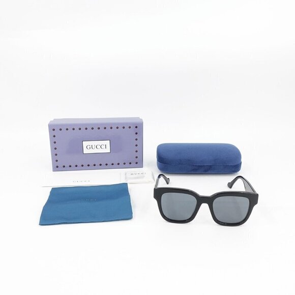 Gucci GG0998 Square Sunglasses Black Gray OS - Picture 5 of 15